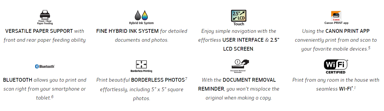 Canon-PIXMA-TS5120-Features